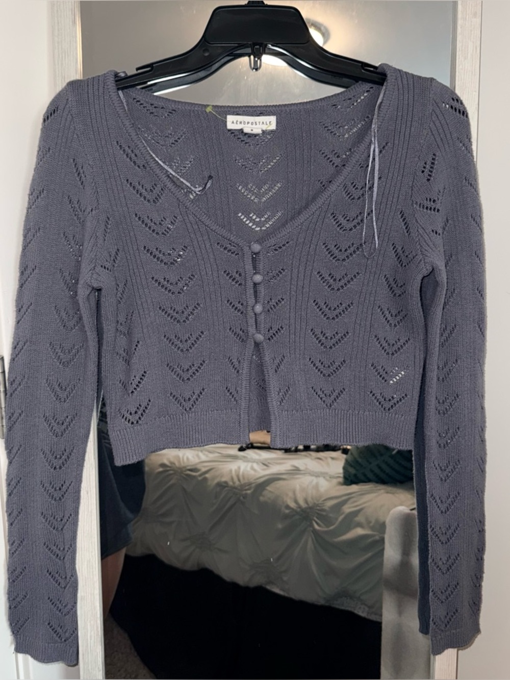 Aeropostale Button Front Knit Cardigan